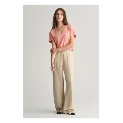 KALHOTY GANT REL LINEN BLEND PULL ON PANTS DRY SAND