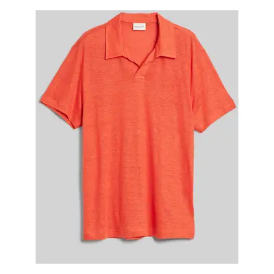 POLOKOŠILE GANT LINEN SS POLO BURNT ORANGE