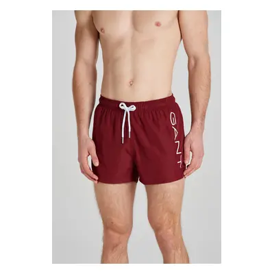 PLAVKY GANT LIGHTWEIGHT SWIM SHORTS PLUMPED RED