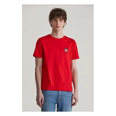 TRIČKO GANT PRINT SS TSHIRT BRIGHT RED