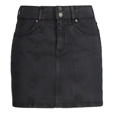 SUKNĚ GANT LOW WAIST MINI SKIRT BLACK