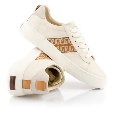 TENISKY GANT LAWILL CREAM/GOLD BROWN