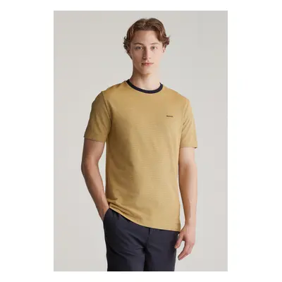 TRIČKO GANT 4-COL OXFORD REGULAR SS T-SHIRT BANANA YELLOW