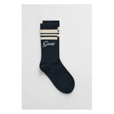 PONOŽKY GANT RIB SOCKS EVENING BLUE