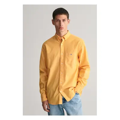 KOŠILE GANT REG COTTON LINEN SHIRT MEDAL YELLOW