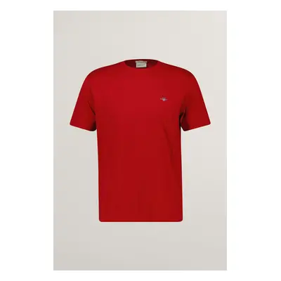 TRIČKO GANT REG SHIELD SS T-SHIRT RUBY RED