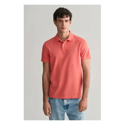 POLOKOŠILE GANT REG SHIELD SS PIQUE POLO SUNSET PINK