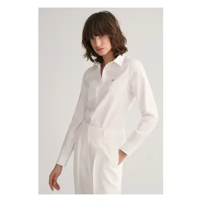 KOŠILE GANT SLIM STRETCH OXFORD SHIRT WHITE