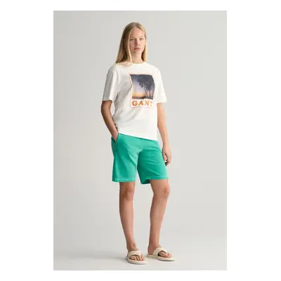 TEPLÁKOVÉ ŠORTKY GANT SUNFADED SWEAT SHORTS DEEP POOL