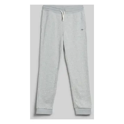 TEPLÁKY GANT SHIELD SWEAT PANT LIGHT GREY MELANGE