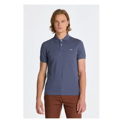 POLOKOŠILE GANT SLIM SHIELD SS PIQUE POLO CAPRI BLUE