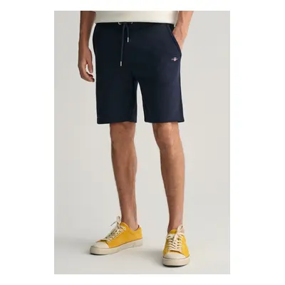 TEPLÁKOVÉ ŠORTKY GANT REG SHIELD SWEAT SHORTS EVENING BLUE