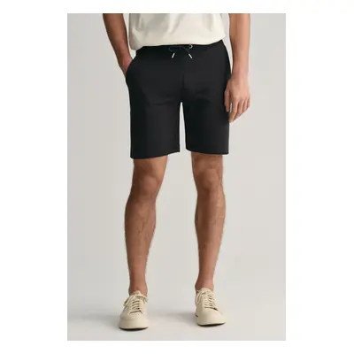 TEPLÁKOVÉ ŠORTKY GANT REG SHIELD SWEAT SHORTS BLACK