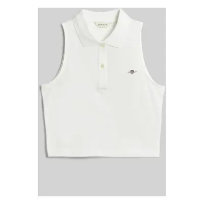 POLOKOŠILE GANT PIQUE TANK TOP WHITE