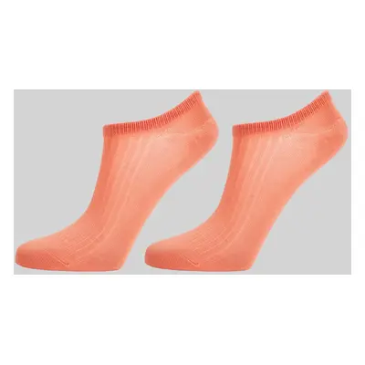 PONOŽKY GANT LYOCELL RIB LOW CUT SOCKS 2-PACK PEACHY PINK