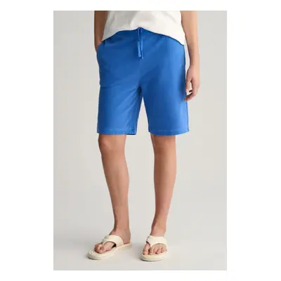 TEPLÁKOVÉ ŠORTKY GANT SUNFADED SWEAT SHORTS LAPIS BLUE