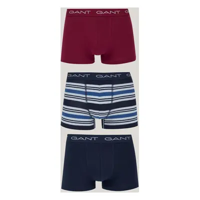 SPODNÍ PRÁDLO GANT MULTISTRIPE TRUNK 3-PACK EVENING BLUE