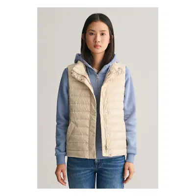 VESTA GANT LIGHT DOWN VEST SOFT OAT