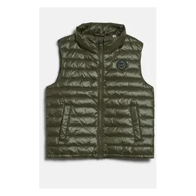 VESTA GANT SHINY LIGHT PADDED DOWN VEST JUNIPER GREEN