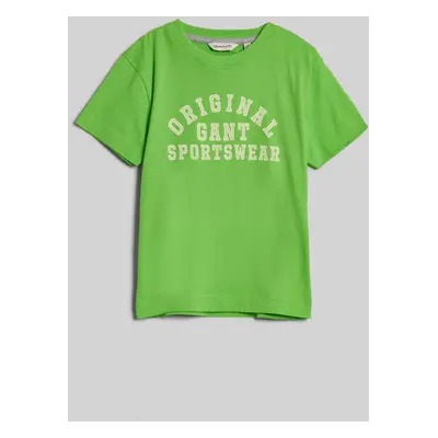 TRIČKO GANT ORIGINAL SPORTSWEAR T-SHIRT SLIME GREEN