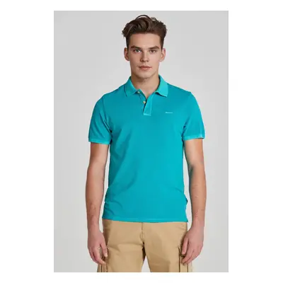 POLOKOŠILE GANT SUNFADED PIQUE SS RUGGER OCEAN TURQUOSIE