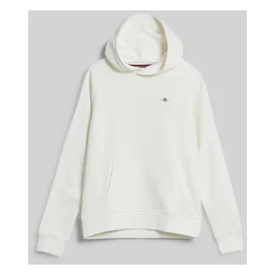 MIKINA GANT SHIELD HOODIE EGGSHELL