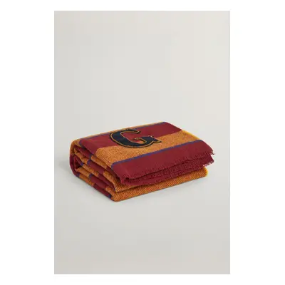 DEKA GANT VARSITY STRIPE THROW PLUMPED RED