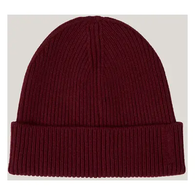 ČEPICE GANT WOOL RIBBED BEANIE PLUMPED RED