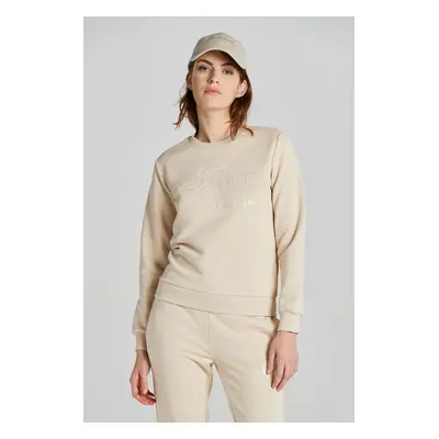 MIKINA GANT REG TONAL SHIELD C-NECK SWEAT SOFT OAT