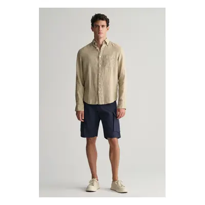 ŠORTKY GANT RELAXED TWILL CARGO SHORTS MARINE