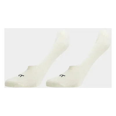 PONOŽKY GANT INVISIBLE SOCKS 2-PACK EGGSHELL