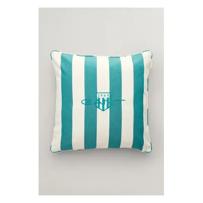 POVLAK NA POLŠTÁŘ GANT STRIPE ARCHIVE SHIELD CUSHION OCEAN TURQUOSIE