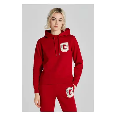 MIKINA GANT REG G HOODIE RUBY RED