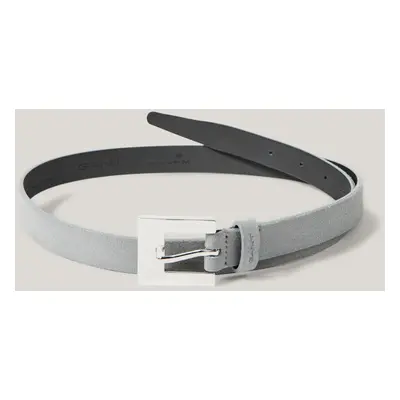 OPASEK GANT SLIM SUEDE BELT MID GREY