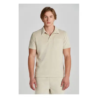 POLOKOŠILE GANT TERRY SS PIQUE SILKY BEIGE