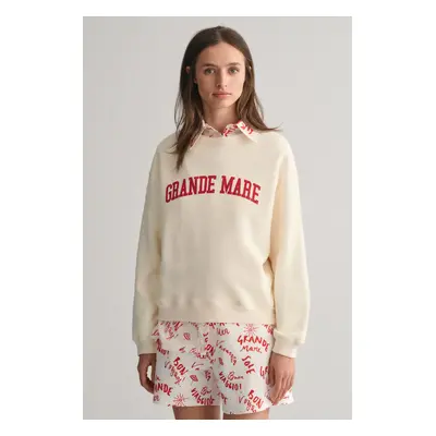 MIKINA GANT GRANDE MARE C-NECK SWEAT CREAM