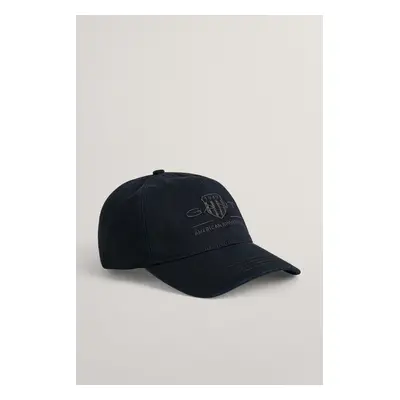 KŠILTOVKA GANT UNISEX. TONAL ARCHIVE SHIELD CAP EBONY BLACK