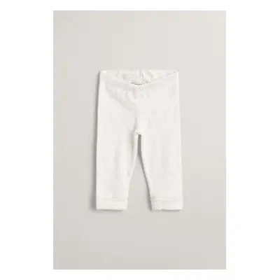 LEGÍNY GANT POINTELLE JERSEY LEGGINGS WHITE