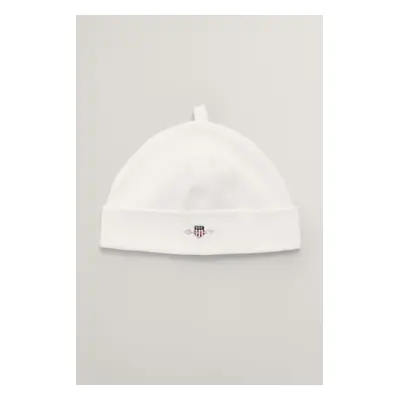 ČEPICE GANT SHIELD BEANIE WHITE