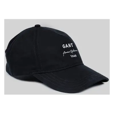 KŠILTOVKA GANT LOGO SCRIPT COTTON TWILL CAP BLACK