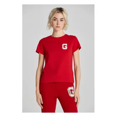 TRIČKO GANT REG G SS C-NECK T-SHIRT RUBY RED