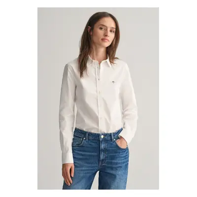 KOŠILE GANT SLIM STRETCH OXFORD SHIRT WHITE