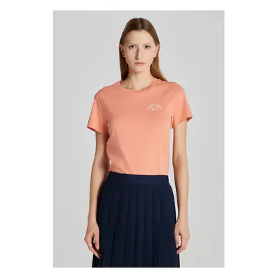 TRIČKO GANT REG ARCH SS T-SHIRT PEACHY PINK