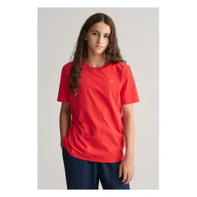 TRIČKO GANT SHIELD SS T-SHIRT BRIGHT RED