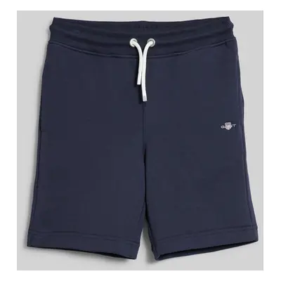 TEPLÁKOVÉ ŠORTKY GANT SHIELD SWEATSHORTS EVENING BLUE