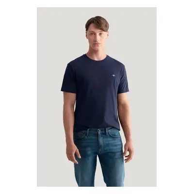 TRIČKO GANT REG SHIELD SS T-SHIRT CAPRI BLUE