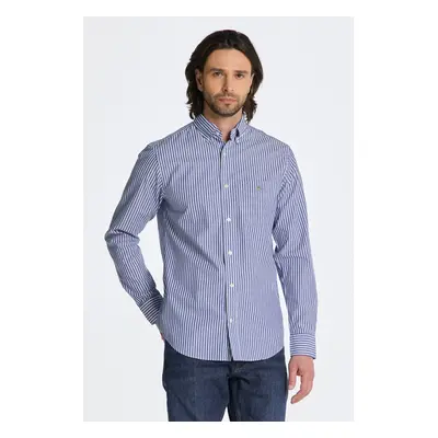 KOŠILE GANT REG POPLIN STRIPE SHIRT COLLEGE BLUE