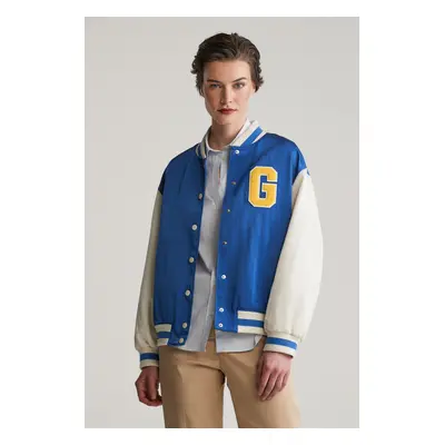 BUNDA GANT G BADGE VARSITY JACKET RICH BLUE