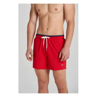 PLAVKY GANT SHIELD SWIM SHORTS BRIGHT RED