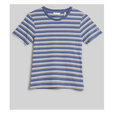 TRIČKO GANT STRIPED T-SHIRT WASHED BLUE